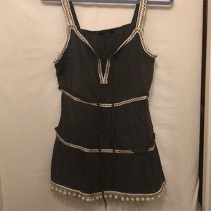 Cute faux dark denim tank